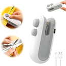Mini Selladora De Bolsas Recargable Portatil 2 En 1 Imantada