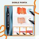 MARCADORES TOUCH®  x48 u 80 UNIDADES DOBLE PUNTA