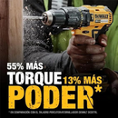Kit Taladro Inalámbrico DeWALT Premium con 2 Baterías, Accesorios y Maleta Profesional