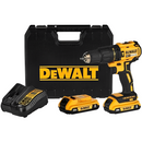 Kit Taladro Inalámbrico DeWALT Premium con 2 Baterías, Accesorios y Maleta Profesional
