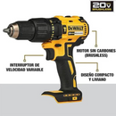 Kit Taladro Inalámbrico DeWALT Premium con 2 Baterías, Accesorios y Maleta Profesional